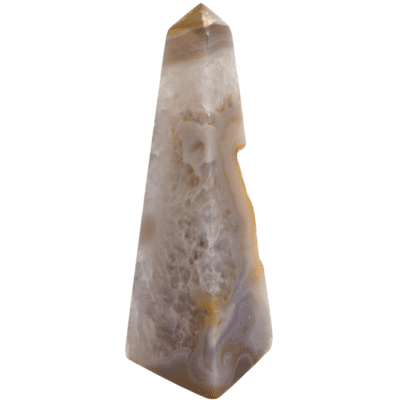 Natural Agate Druzy Obelisk (138mm x 45mm) - Image 3