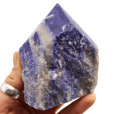 Sodalite Cut Base Point (85mm) - Image 4