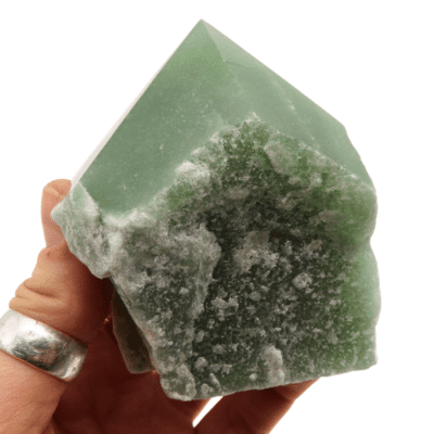 Green Aventurine Cut Base Point (82mm) - Image 4