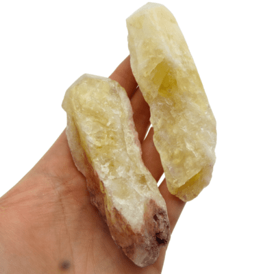 Natural Citrine Points x 2 (232g) - Image 3