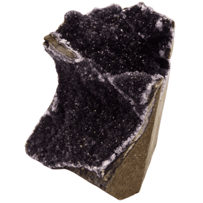 Midnight Black Amethyst Druze Formation (540g) - Image 2