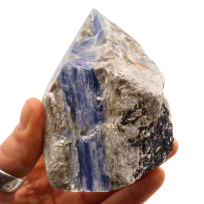 Blue Kyanite Cut Base Point (80mm x 55mm) - Image 4