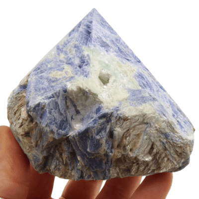 Blue Kyanite Cut Base Point (70mm x 100mm) - Image 4