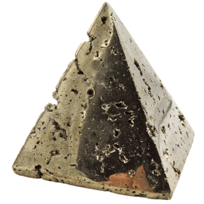 Druzy Pyrite Pyramid (50mm) - Image 3