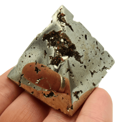 Druzy Pyrite Pyramid (38mm) - Image 4