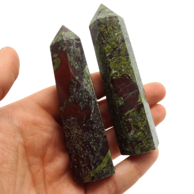 Dragons Blood Japser Polished Points x 2 (188g) - Image 4