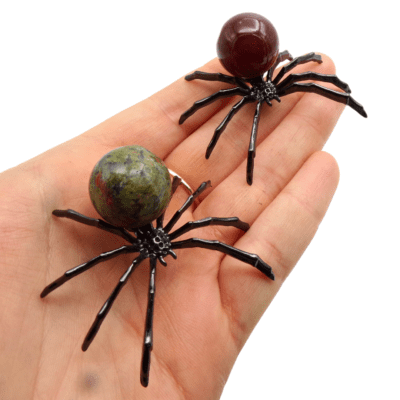 Gemstone Sphere Spiders x 2 - Image 4