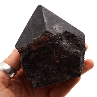 Black Tourmaline Cut Base Point (80mm x 75mm) - Image 4