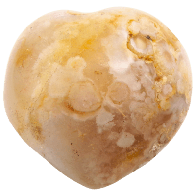 Wholesale Flower Agate Heart