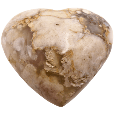 Wholesale Flower Agate Heart