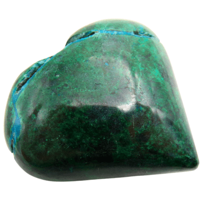 Chrysocolla Heart (60mm x 55mm) - Image 3