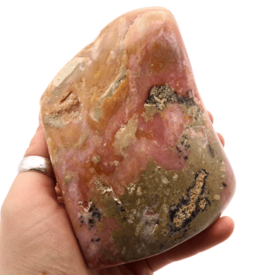 Pink Opal Polished Freeform (112mm x 90mm) - Image 5