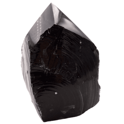 Black Obsidian Cut Base Point (100mm x 65mm) - Image 3