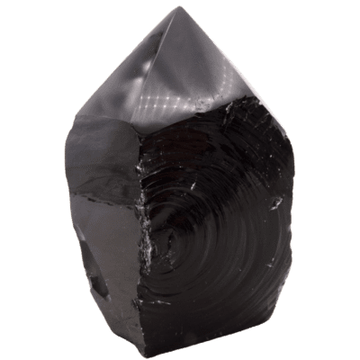 Wholesale Black Obsidian Cut Base Tower