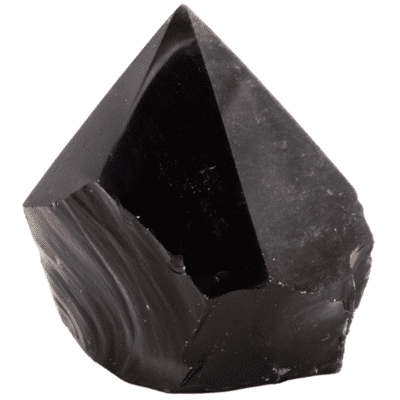 Black Obsidian Cut Base Point (75mm x 75mm) - Image 2