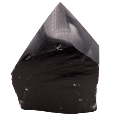 Wholesale Black Obsidian Cut Base Point