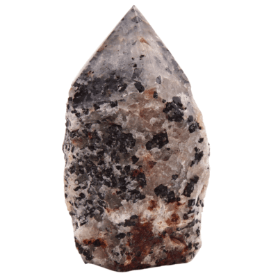 Tourmalinated Quartz Cut Base Point (100mm x 65mm) - Image 3