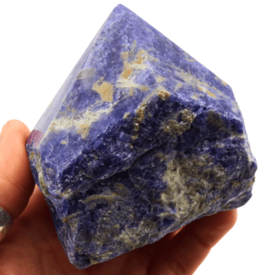 Sodalite Cut Base Point (70mm x 80mm) - Image 4