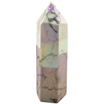 Aura White Howlite Polished Point (75mm) - Image 2