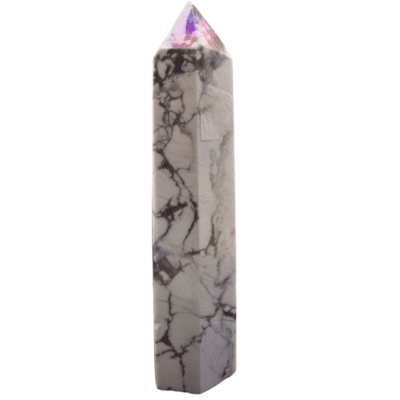 Aura White Howlite Polished Point (92mm) - Image 3