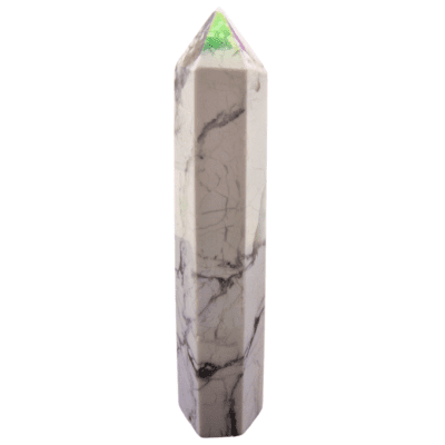 Aura White Howlite Polished Point (92mm) - Image 2