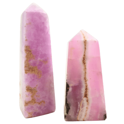 Wholesale Pink Aragonite Obelisks