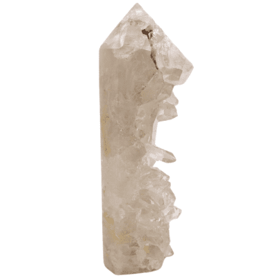 Brazillian Quartz Cluster Part-Polished Point (140mm) - Image 4