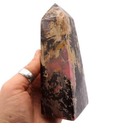 Rhodonite Obelisk (138mm) - Image 4