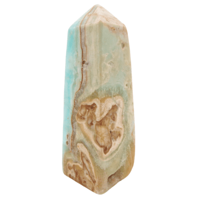 Blue Aragonite Polished Obelisk (92mm) - Image 3