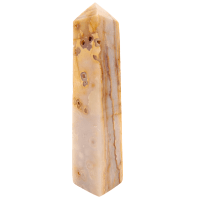 Crazy Lace Agate Obelisk (88mm) - Image 2