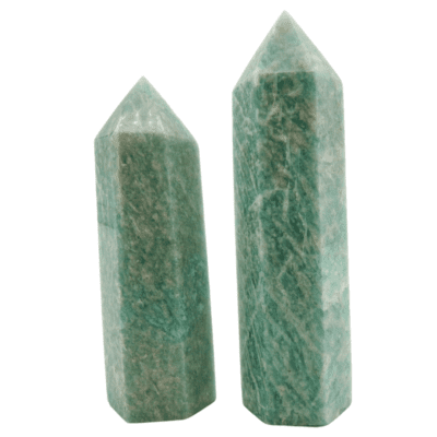 Amazonite Polished Points x 2 (108g) - Image 2