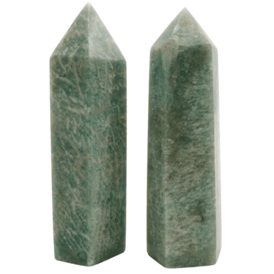 Amazonite Polished Points x 2 (102g) - Image 2