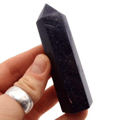 Blue Goldstone Polished Point (80mm) - Image 4