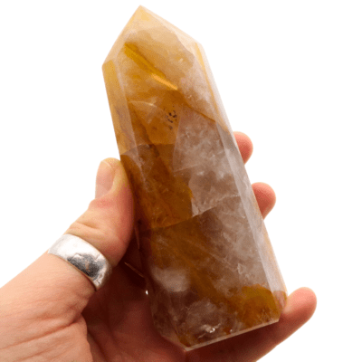 Golden Healer Quartz Polished Point (118mm) - Image 4