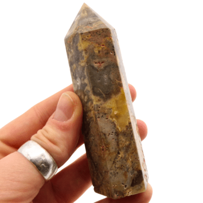 Crazy Lace Agate Polished Point (100mm x 30mm) - Image 4