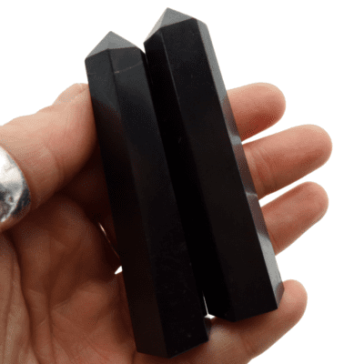 Shungite Polished Points x 2 (86g) - Image 3