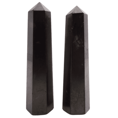 Shungite Polished Points x 2 (86g) - Image 2