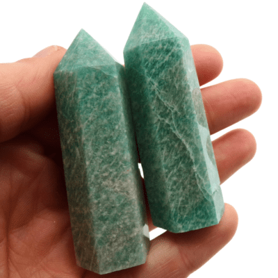 Amazonite Polished Points x 2 (96g) - Image 4