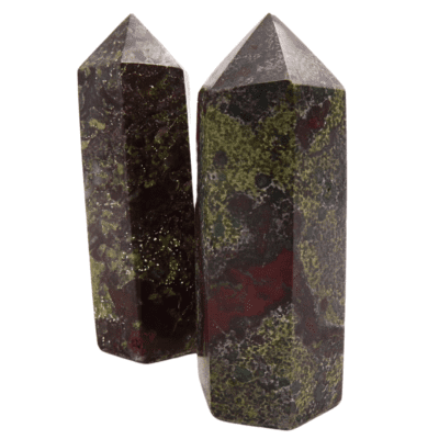 Dragons Blood Japser Polished Points x 2 (110g) - Image 3