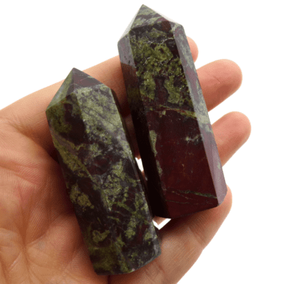 Dragons Blood Japser Polished Points x 2 (112g) - Image 3