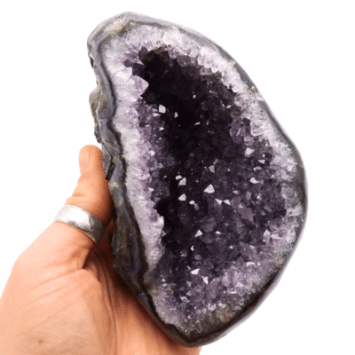 Druzy Uruguayan Amethyst Geode (662g) - Image 5