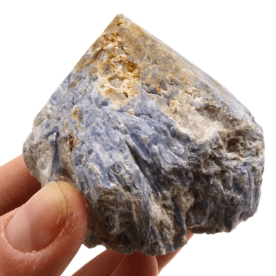 Blue Kyanite Cut Base Point (55mm x 58mm) - Image 4