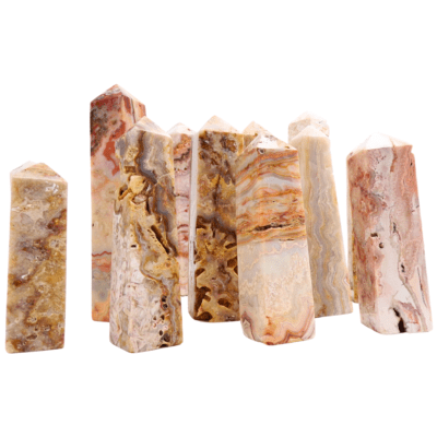 Crazy Lace Agate Obelisks Tray Deal (1.22KG) 30% OFF! - Image 2