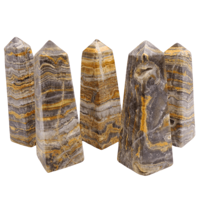 Bumblebee Calcite Obelisks Tray Deal (1.42KG) 20% OFF! - Image 2