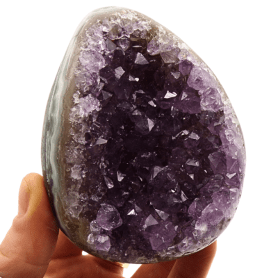 Amethyst Druzy Egg (95mm x 70mm) - Image 4