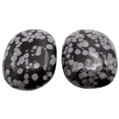 Wholesale Snowflake Obsidian Palmstones