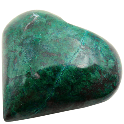 Chrysocolla Heart (42mm x 46mm) - Image 3