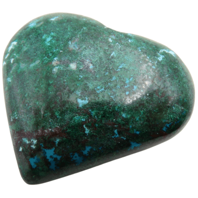 Chrysocolla Heart (60mm x 52mm) - Image 3