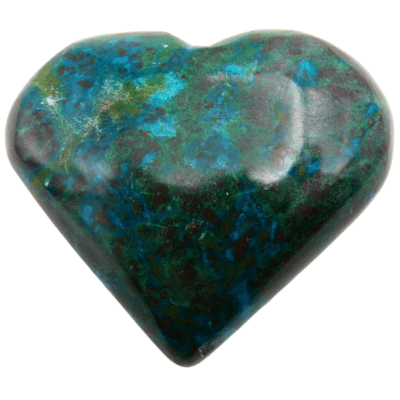 Chrysocolla Heart (60mm x 52mm) - Image 2