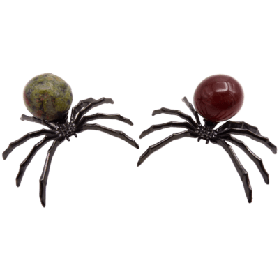 Wholesale Mixed Gemstone Sphere Spiders